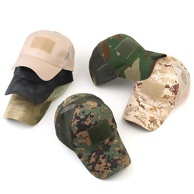 Военна шапка за спорт на открито, камуфлажна шапка, проста армейска камуфлажна ловна шапка