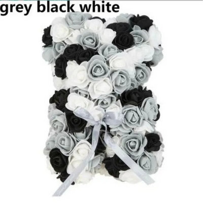 Umjetno cvijeće 25 cm Ruža Medvjed Djevojka Godišnjica Božić Valentinovo Rođendanski poklon za majku