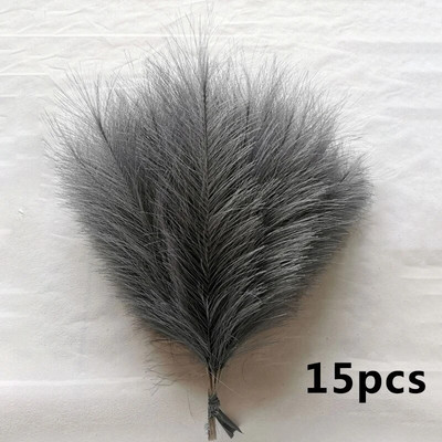 15 gab. Mākslīgo pampas zāles ziedu pušķis mājas kāzu dekorēšanai DIY ballīte Guļamistabas viltus augu ziedi vāzes dekors Niedres