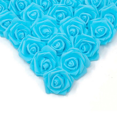 50/100 kom Umjetno cvijeće Glava od lažnih ruža Glava od umjetnog cvijeća 7 cm Za kućnu dekoraciju vjenčanja DIY Rukotvorine za spomenare