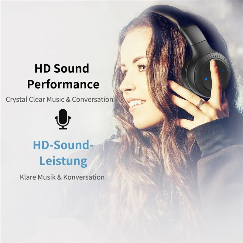 B20 Stereo Bluetooth slušalice s mikrofonom, bas sklopive bežične slušalice za glazbu, mobilni telefon, računalne igre