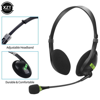 Φορητό 3,5 mm Plug Clear Sound Headset with Microphone Auxiliary Headset, Κατάλληλο για PC/Laptop/Desktop Υπολογιστή