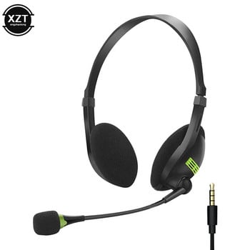 Φορητό 3,5 mm Plug Clear Sound Headset with Microphone Auxiliary Headset, Κατάλληλο για PC/Laptop/Desktop Υπολογιστή