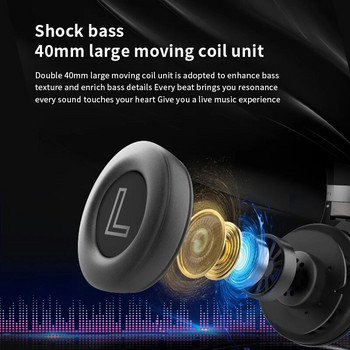 Ασύρματο ακουστικό ZEALOT B21 Ακουστικό Bluetooth Πτυσσόμενο μπάσο με μικρόφωνο Stereo Bass ακουστικό για υπολογιστή IOS τηλέφωνο Xiaomi