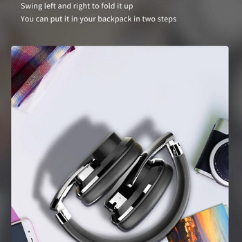 Безжични слушалки ZEALOT B21 слушалки Bluetooth сгъваеми бас с микрофон Стерео бас слушалки за компютър IOS Xiaomi телефон