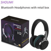 Bluetooth slušalice i naglavne slušalice Bežične 5.0 Bass Helmet Slušalice Preklopne slušalice za igranje s mikrofonom TF kartica MP3 za računalo TV Glazba 1