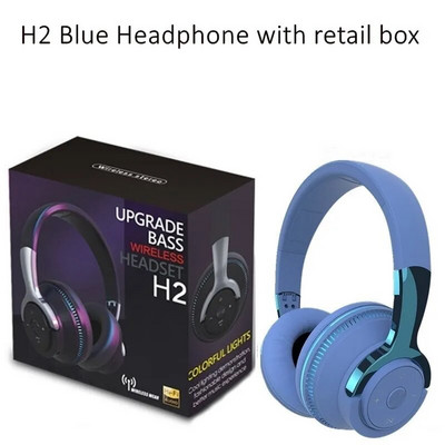 Bluetooth slušalice i naglavne slušalice Bežične 5.0 Bass Helmet Slušalice Preklopne slušalice za igranje s mikrofonom TF kartica MP3 za računalo TV Glazba 1