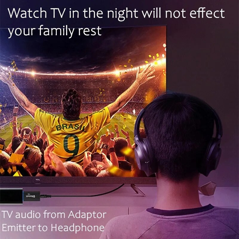 Bežične slušalice Bluetooth TV slušalice Stereo TV slušalice s mikrofonom i računalom Bluetooth prijenos kaciga za TV glazbu