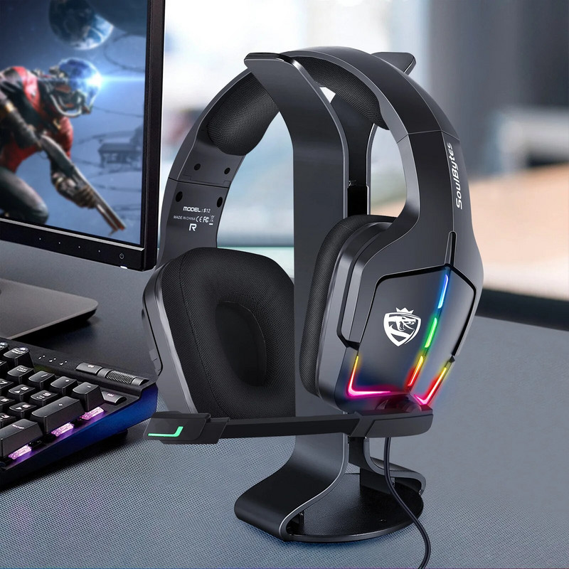 RGB Gaming Slušalice USB 3.5mm Surround Sound Računalo PC Slušalice Slušalice Mikrofon za PS4 PS5 Switch Xbox-one