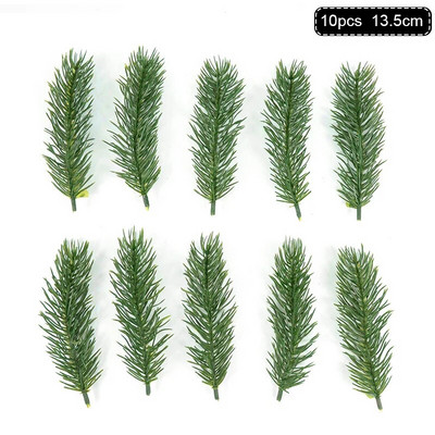 1 paket božićnih borovih igličastih grana lažnih biljnih ukrasa za božićno drvce ukrasa za dom DIY vijenac Poklon kutija Svadbeno cvijeće