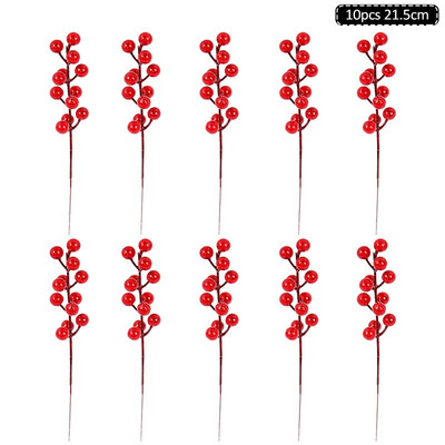 1 paket božićnih borovih igličastih grana lažnih biljnih ukrasa za božićno drvce ukrasa za dom DIY vijenac Poklon kutija Svadbeno cvijeće