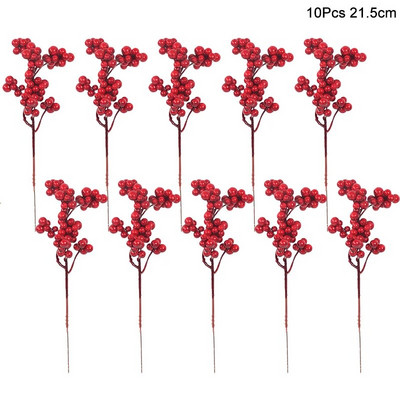 1 paket božićnih borovih igličastih grana lažnih biljnih ukrasa za božićno drvce ukrasa za dom DIY vijenac Poklon kutija Svadbeno cvijeće