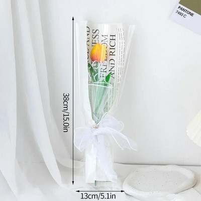 Mini tamborēti ziedi ar rokām darināti ziedu pušķi Kāzu dāvana viesiem Krāsaini mākslīgie ziedi Skolotāju dienas dāvana Flores