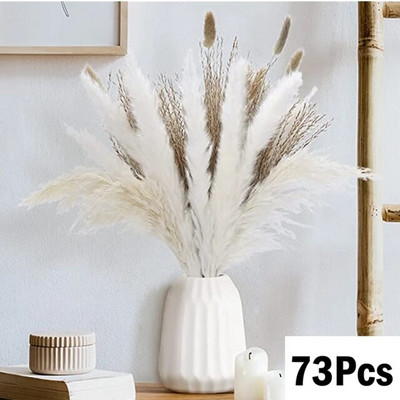 30-100 kom Pahuljasti buket suhog cvijeća Pampas Dekoracija doma Prirodni zečji rep Trava Umjetno cvijeće Dekoracija za vjenčanje