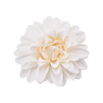 20 τμχ Dahlia Artificial Silk High Quality Flowers Heads for Wedding DYY Rose DIY Wreath Scrapbooking Craft Fake Flower