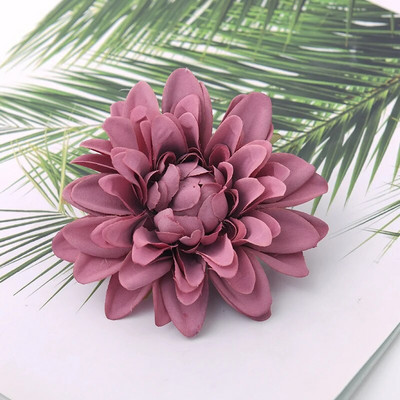 20 kom Dalija Umjetna svila Visokokvalitetne cvjetne glave za dekoraciju vjenčanja Ruža DIY vijenac Scrapbooking Lažni cvijet