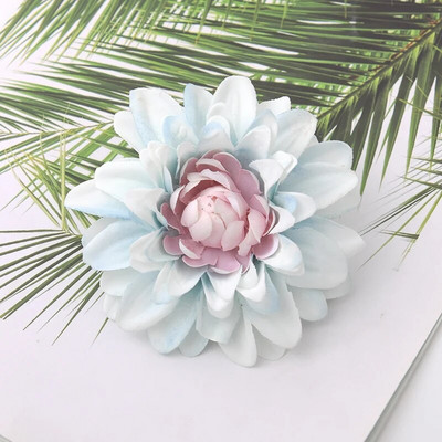 20 kom Dalija Umjetna svila Visokokvalitetne cvjetne glave za dekoraciju vjenčanja Ruža DIY vijenac Scrapbooking Lažni cvijet