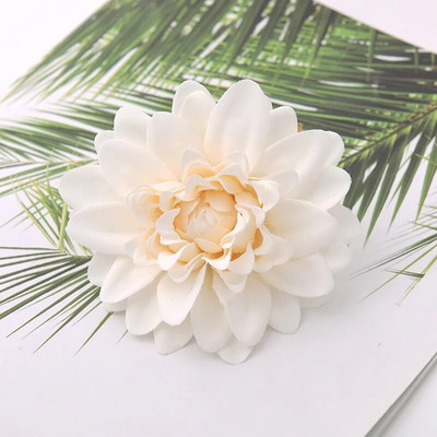 20 kom Dalija Umjetna svila Visokokvalitetne cvjetne glave za dekoraciju vjenčanja Ruža DIY vijenac Scrapbooking Lažni cvijet