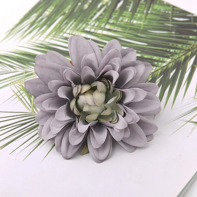 20 kom Dalija Umjetna svila Visokokvalitetne cvjetne glave za dekoraciju vjenčanja Ruža DIY vijenac Scrapbooking Lažni cvijet