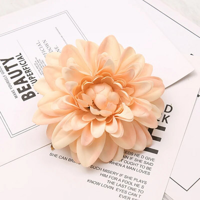 20 kom Dalija Umjetna svila Visokokvalitetne cvjetne glave za dekoraciju vjenčanja Ruža DIY vijenac Scrapbooking Lažni cvijet