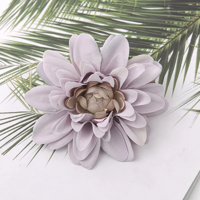 20 kom Dalija Umjetna svila Visokokvalitetne cvjetne glave za dekoraciju vjenčanja Ruža DIY vijenac Scrapbooking Lažni cvijet