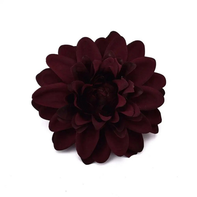 20 kom Dalija Umjetna svila Visokokvalitetne cvjetne glave za dekoraciju vjenčanja Ruža DIY vijenac Scrapbooking Lažni cvijet