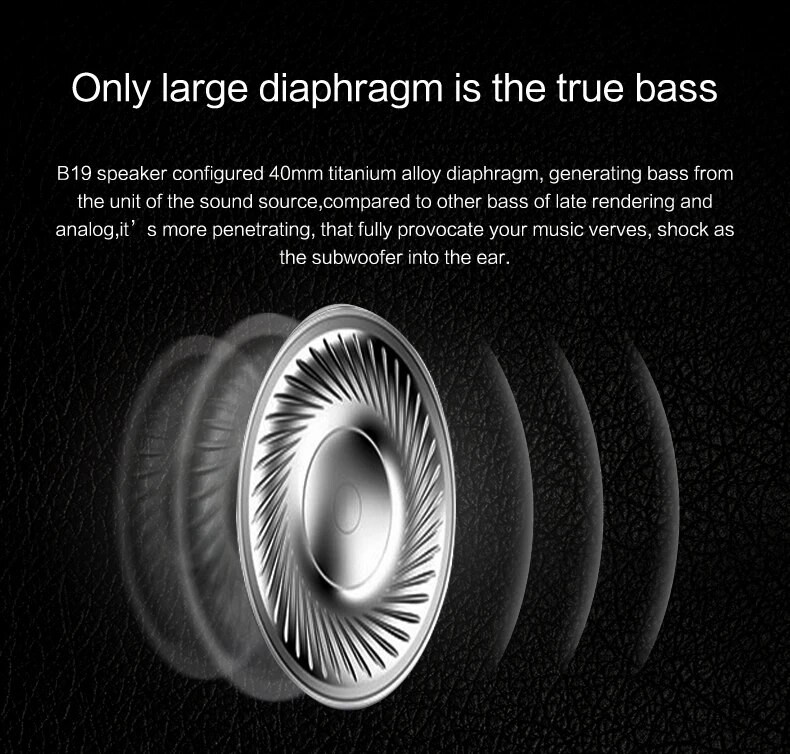 ZEALOT B19 Bluetooth slušalice s mikrofonom Stereo bas slušalice za mobilni iphone Računalo Bežične slušalice s FM radiom