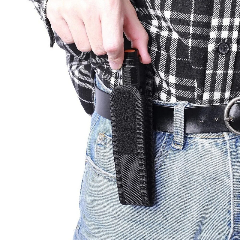 Lanternă tactică TZ20 Husă Molle Toc pentru lanternă Husă pentru lanternă Husă pentru lanternă Curea Husă pentru instrumente multifuncționale Echipament de vânătoare