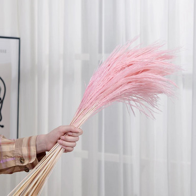 30gab. Žāvēti ziedi Pūkaina Pampas zāle kāzu ballīšu dekorēšanai Zaķa aste niedres Mākslīgie ziedi Mājas dekors