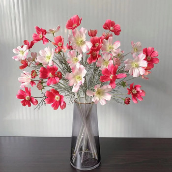 Χαμομήλια Μεταξωτό Τεχνητό Λουλούδι 60cm Μαργαρίτα Λευκά Ψεύτικα Λουλούδια Δωμάτιο Γάμου Σπίτι Διακοσμήσεις Τραπεζιού Πάρτυ Diy Μπουκέτο Δώρα 1ΤΜ