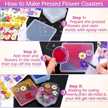 2023 Νέα 1 σακούλα αποξηραμένα λουλούδια Φυτό συμπιεσμένο καλούπι λουλουδιών με ρητίνη πλήρωσης floral ντεκόρ προσώπου DIY Resin Crafts Nail Art Package Material Package