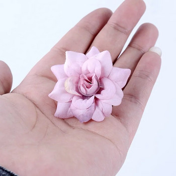 10 τμχ 4,5 εκ. Πολύχρωμες κεφαλές λουλουδιών μαργαρίτας Μίνι μεταξωτά τεχνητά λουλούδια για στεφάνι Scrapbooking Στολισμός γάμου σπιτιού