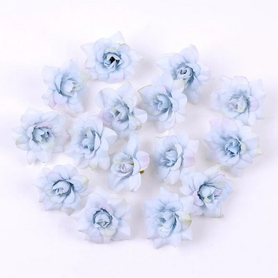 10 bucăți 4,5 cm capete de flori cu margarete multicolore mini flori artificiale din mătase pentru coroană de albume pentru decorarea nunții acasă