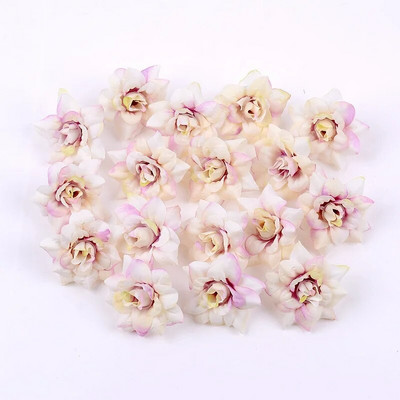 10 bucăți 4,5 cm capete de flori cu margarete multicolore mini flori artificiale din mătase pentru coroană de albume pentru decorarea nunții acasă