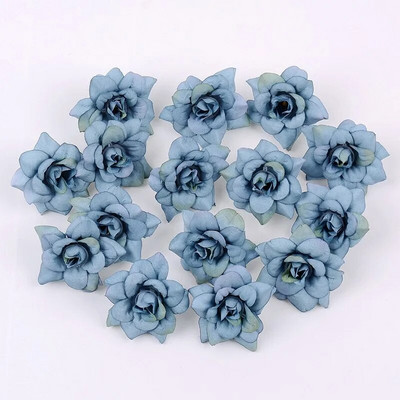 10 bucăți 4,5 cm capete de flori cu margarete multicolore mini flori artificiale din mătase pentru coroană de albume pentru decorarea nunții acasă