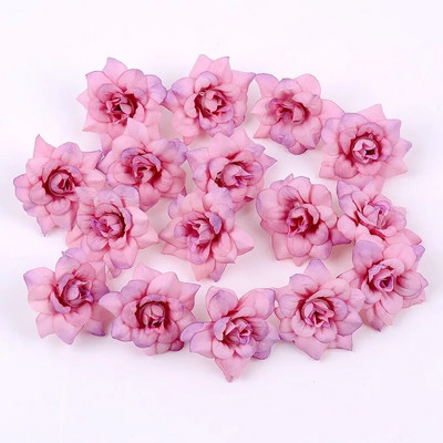 10 bucăți 4,5 cm capete de flori cu margarete multicolore mini flori artificiale din mătase pentru coroană de albume pentru decorarea nunții acasă
