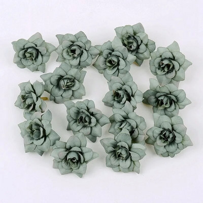 10 bucăți 4,5 cm capete de flori cu margarete multicolore mini flori artificiale din mătase pentru coroană de albume pentru decorarea nunții acasă