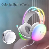 2023-as ÚJ fejhallgató FULL RGB LED-es fényű játék fejhallgatóval Számítógépes fülhallgató PC-játékosokhoz A legújabb játékra szánt fejhallgató