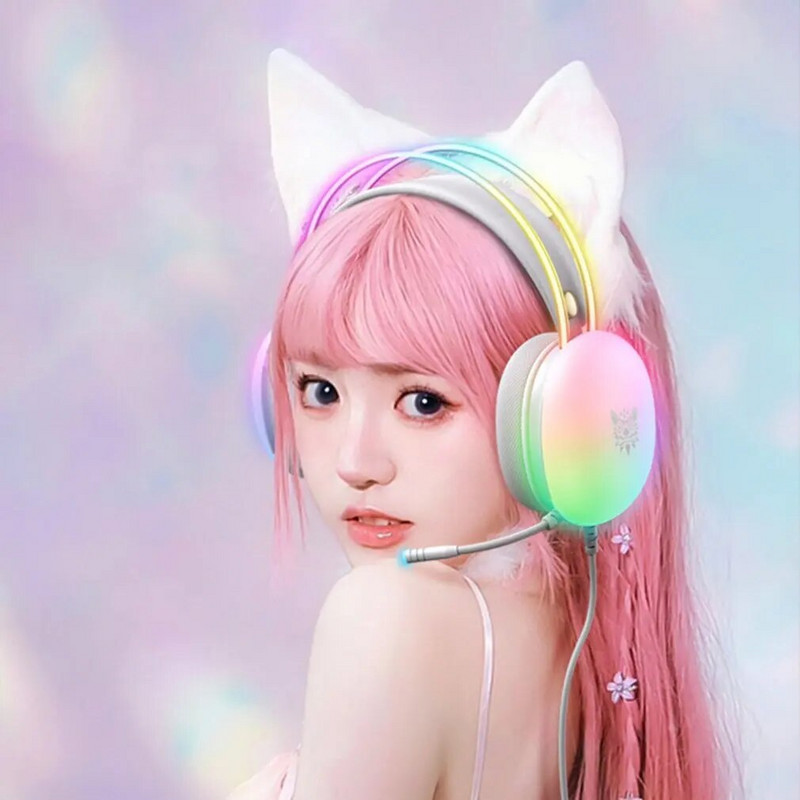 2023-as ÚJ fejhallgató FULL RGB LED-es fényű játék fejhallgatóval Számítógépes fülhallgató PC-játékosokhoz A legújabb játékra szánt fejhallgató