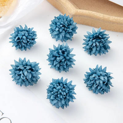 50PC Umjetno cvijeće Spomenar Diy Poklon Kutija za slatkiše Svadbeni vrt Luk ruža Božićni ukrasi za dom Lažni svileni karanfil