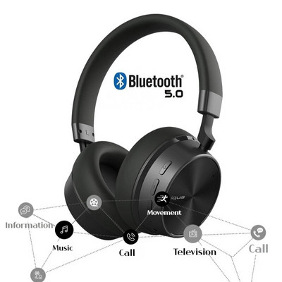 Hot Hf001a Căști Bluetooth Deep Bass Căști fără fir over-ear Cancel Noise Headset 5.0 Microfon încorporat pentru telefoane Computer