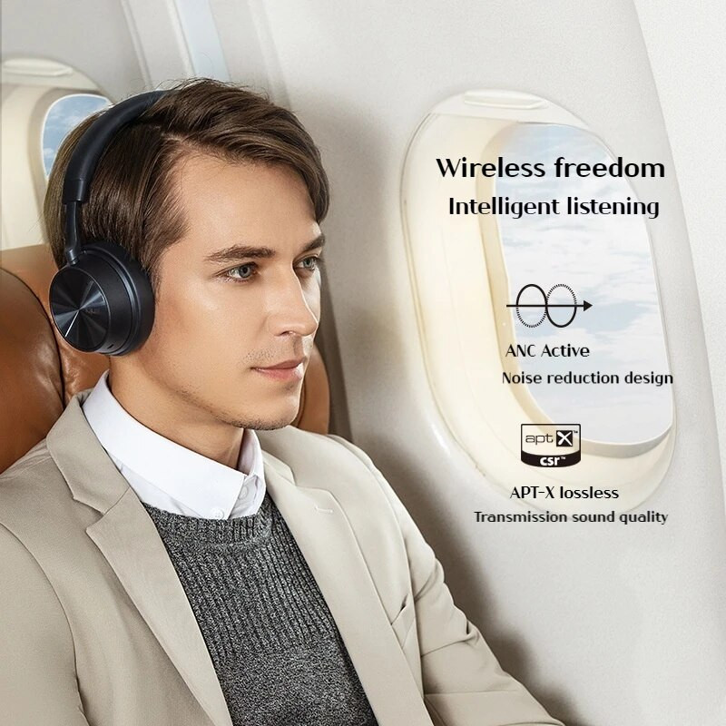 Hot Hf001a Bluetooth slušalice Deep Bass Bežične slušalice Over-ear Cancel Noise Slušalice 5.0 Ugrađeni mikrofon za telefone Računalo