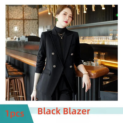 2023 Jesen Zima Luksuzno žensko odijelo Crno Crvena Kava Zeleni Formalni sako Odijela s hlačama Uredska dama Poslovni kompleti od 2 komada