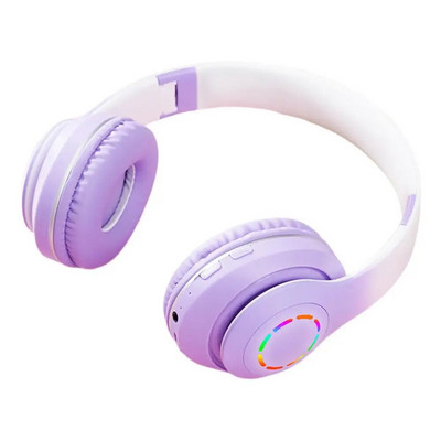 Zema latentuma bezvadu austiņas pārnēsājamas 5.3 spēļu austiņas ar LED gaismu ceļojumu viedtālrunis dators klēpjdators tālrunis TV tiešsaistes klase