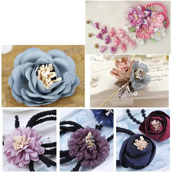576 τμχ 1mm Τεχνητό λουλούδι Stamen Pearl Διπλή κεφαλή για DIY διακόσμηση τούρτας Στεφάνια λουλουδιών Υλικά C1301