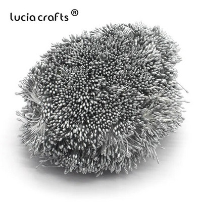 576 gab 1mm mākslīgo ziedu putekšņlapa pērle dubultgalva DIY kūkas dekorēšanai ziedu vainagi materiāli C1301