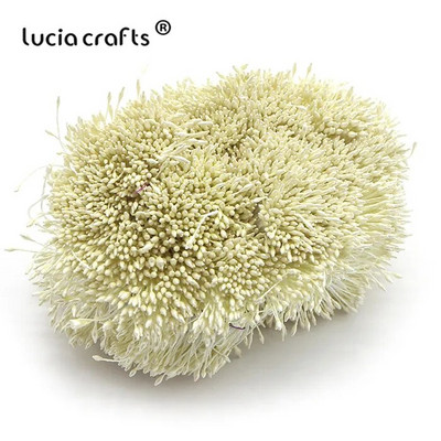 576 gab 1mm mākslīgo ziedu putekšņlapa pērle dubultgalva DIY kūkas dekorēšanai ziedu vainagi materiāli C1301