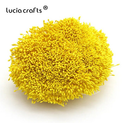 576 gab 1mm mākslīgo ziedu putekšņlapa pērle dubultgalva DIY kūkas dekorēšanai ziedu vainagi materiāli C1301