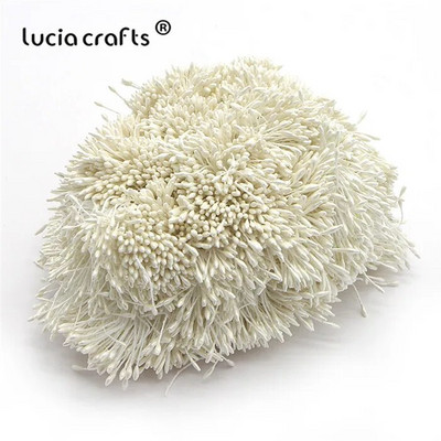 576 gab 1mm mākslīgo ziedu putekšņlapa pērle dubultgalva DIY kūkas dekorēšanai ziedu vainagi materiāli C1301