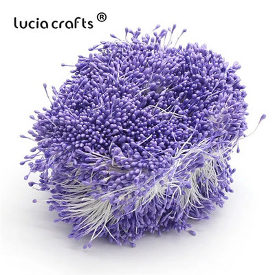 576 gab 1mm mākslīgo ziedu putekšņlapa pērle dubultgalva DIY kūkas dekorēšanai ziedu vainagi materiāli C1301